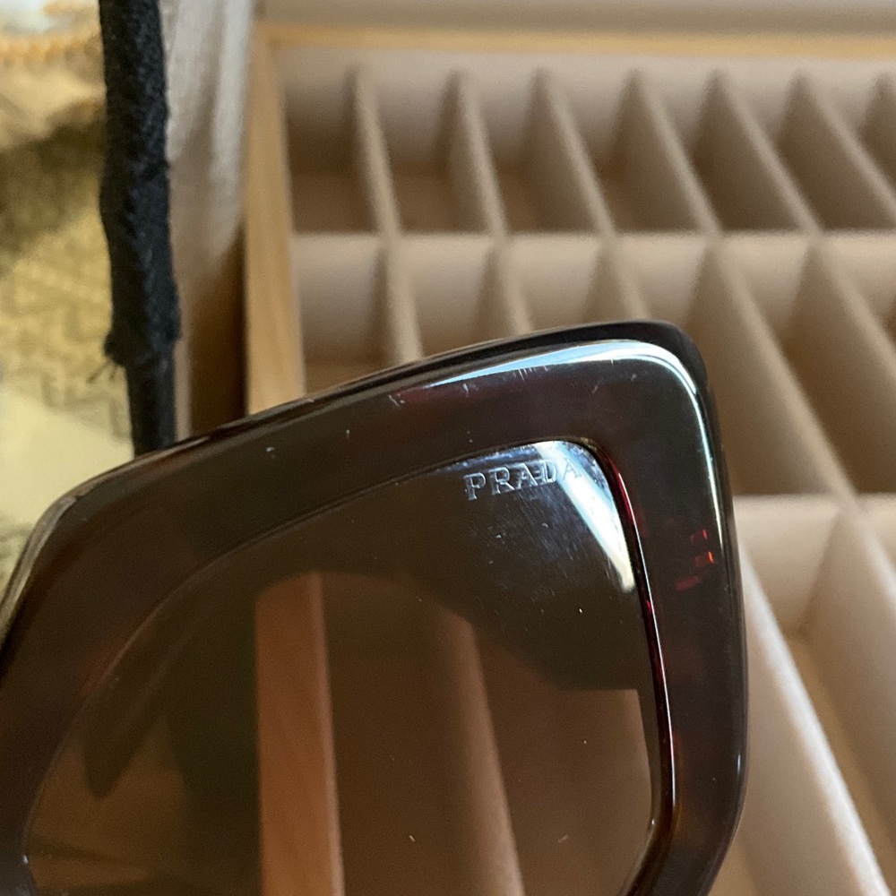 Prada Tortoise Shell Sunglasses - image 4